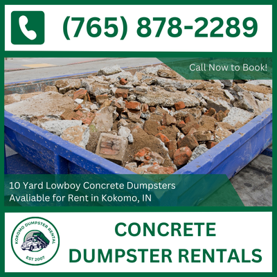 Kokomo Concrete Dumpster Rental